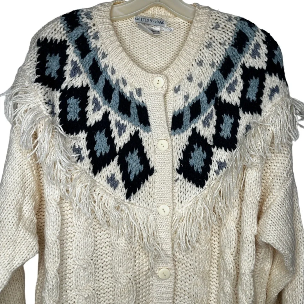 Vintage Backroad‎ Blues Cardigan Sweater